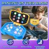 Acvens Handheld Dance Game,4 Mode,999 Level,Sensory Toys,Fast Puzzle Game,ADHD,Pop Fidget Toys for Kids Age 6-12,Birthday Gifts for Girls and Boys (Blue)