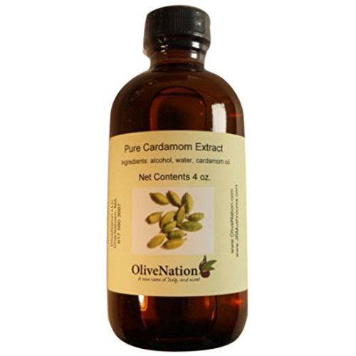 Cardamom Flavoring Oil, OliveNation Cardamom Flavor Oil - Natural for Sweet & Savory Baking, Cooking & Beverages, Sugar Free, Vegan - 4 oz