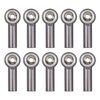 10Pcs ShareGoo M3 Tie Rod End Ball Head Holder Link 3mm Thread Ball Joint Compatible with Redcat HSP Traxxas Axial 1/10 RC Car Truck Boat DIY Robot Airplane,L26mm (Titanium)