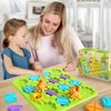 STEM Board Games Kids Toys, Build-A-Track Brain Teaser Puzzles for Kids Ages 4-8 with 118 Challenges & 5 Difficulty Levels Squirrel Logic Track Building Blocks, Educational Montessori Birthday Gifts