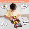 Esli Esli Teddy Busy Board for Toddlers, Sensory & Fine Motor Skill Toddler Activities for Travel Airplane Car, Montessori Toys Gifts for 3 4 5 Year Old Boys Girls, Learning Toys for Toddlers