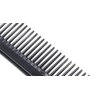 Black Fine Tooth Comb Not Breakable Carbon Fiber Anti Static Chemical And Heat Resistant Comb For All Hair Types Men Women Salon Plastic Cutting Hair Tooth Comb Barber Hairdressing Pocket