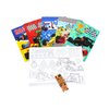 TINYMILLS Race Car Coloring Book Set with 12 Coloring Books and 48 Crayons Race Car Birthday Party Supplies Favor Bag Filler Carnival Prizes Rewards Classroom Party