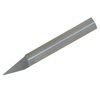 LMT Onsrud 37-21 Solid Carbide Engraving Tool, Uncoated (Bright) Finish, 1 Flute, 0.005" Tip Diameter, 30 Degree, 1/4" Shank Diameter, 2" Overall Length (Pack of 1)