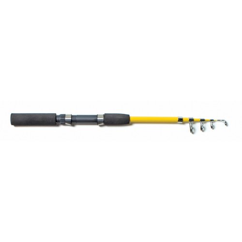 Eagle Claw Pack-It Telescopic Spinning Rod, Yellow, 5-Feet 6-Inch