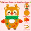 NPET Christmas Teether Baby Toy 3-12 Months, Christmas Themed Snowman & Tree Baby Teething Toy Sore Gums Relief 6-12 Months, Christmas Stocking Stuffer Teethers Christmas Gifts Boys & Girls