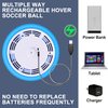 Camlinbo Hover Soccer Ball Toys Gifts for Kids, Rechargeable Soccer Ball Toys Indoor Floating Soccer with LED Light Soccer Ball Game Toy Christmas Birthday Gifts for 3 4 5 6 7 8+ Years Boy Girl (Blue)