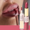 Got Lips? 2in1 Matte Lipstick & Liquid Lipgloss Lipstick - Richly Pigmented, Nourishing, Hydrating, Lightweight Velvety, Kissable, Anti-Smudging, Long Lasting Coverage - (#1 Mystic Mauve)
