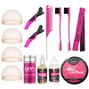 DAN Technology Wig Installation Kit - Wig Glue, Remover, Hair Wax Stick, Edge Control, Cap, Comb, Lace Melting Band, Edge Brush, Alligator Clips