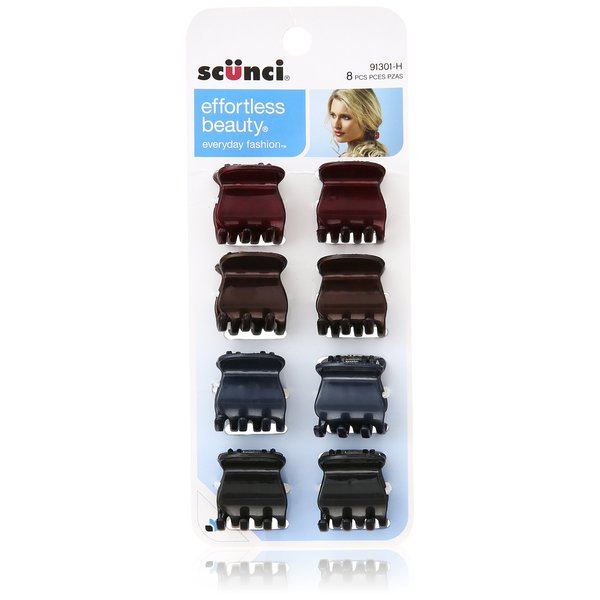 Scunci 3 Prong Jaw Clip, 1 Pound