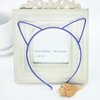 Junfamilee 2 Pcs Blue Simple Comfortable Plastic Cat Ears Headband Women's Headbands Hair Accessories, Women's Fashion Headbands, Blue Cat Ears