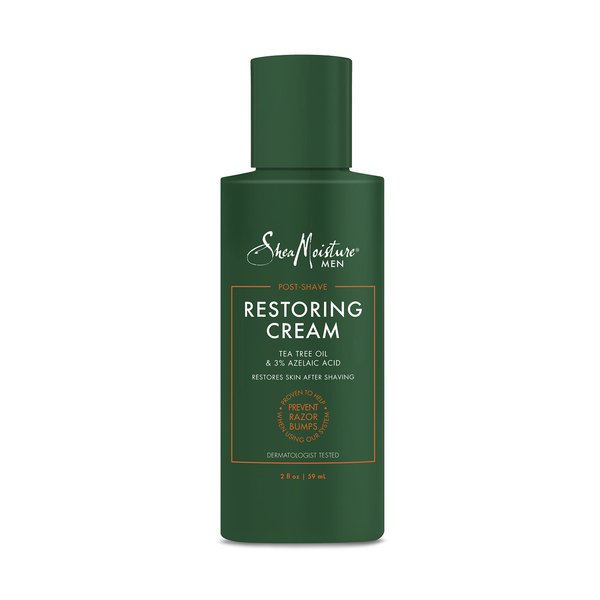 SheaMoisture Men After Shaving Cream For Reduced Irritation After Shaving Restoring Cream Dermatologist-Tested Skin Care Proven to Prevent Razor Bumps When Using Our System 2 oz