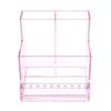 Sealhuan Nail Drill Holder, 10 Holes Mini Nail Drill Machine & Bits Storage Box, Professional Nail Art Polishing Grinding Drill Bit Holder Display Storage Box Bit Case Organizer for Nails