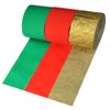 Crepe Paper Streamers for Christmas, jiebor 738 Ft Red Green Gold Crepe Paper Roll Christmas Party Room Wall Decor, 9 Rolls