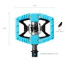 Crankbrothers MTB Pedals Double Shot 2 Blue
