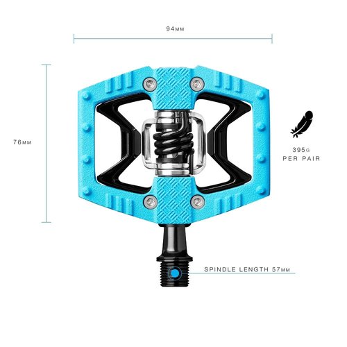 Crankbrothers MTB Pedals Double Shot 2 Blue