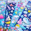 3d Puffy Stickers For Kids Toddler Foam Reusable Shark Fish Turtle Dolphin Whale Ocean Sea Creatures Animals Bubble Sticker For Boys Girls Reward Party Favors Holiday Decoration Arts Crafts(4 Sheets)