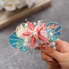 Jeairts Starfish Hair Comb Silver Shell Hair Pieces Pearl Beach Wedding Hair Accessories for Women