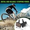 Zacro 4 Pairs Bike Brake Pads, Ceramic Bicycle Disc Brake Pads Fit for Tektro Shimano TRP Deore Br-M575 B01s Mt200 M525 M515 T615 T675 M505 M495 M486 M485, Mountain MTB Ebike Brake Pads Replacement