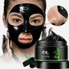 KlsyChry Blackhead Remover Mask, Bamboo Charcoal Peel Off Face Mask, Deep Cleansing Black Mask Purifying Peel-off Mask, Suction Blackhead Remover Mask, 120g