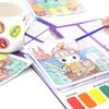 VKPI Water Coloring Activity Books, Watercolor Paint Books for Kids, 18 Mess Free Drawing Sheets, with 3 Painting Brushes, Gifts for Children Ages 3, 4, 5, 6, 7, 8