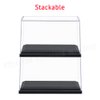 Tingacraft Small Display Case (3.3 x 1.5 x 1.9 inch) for 1/64 Model Car Acrylic Clear Box for Golfball