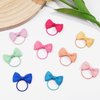 CÉLLOT Baby Hair Ties with Bows 60pcs Small 2 inch Baby Hair Bows Durable Hand Sewed Rubber Bands Ponytail Holders Toddler Hair Accessories for Baby Girls Infants Toddlers Gifts in Pairs