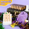 ZYFLSQ 18 Pcs King Cake Baby Jesus Figure, 1.5'' King Cake Babies Plastic Jesus Doll with Gift Bag, Mini Jesus Figurines in Bulk for Mardi Gras Party King Cake Toppers Decorations Epiphany Gifts