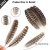 CCINEE 15pcs Natural Turkey Feather, 10-11 Inches Wild Turkey Feathers for Craft Costume Bridesmaid Corsage Wreath and Home Decoration
