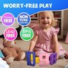 Skoolzy Number Blocks & Counting Coins 44 Piece Set, Toddler Toys Preschool Learning Activities Montessori Toys for Ages 18 Months+