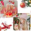 Nosiny 240 Pcs Christmas Temporary Tattoos Snowflake Winter Glitter Tattoos Santa Snowflake Sticker Tattoo Winter Apparel Accessories for Body Face Kids Women Party Favors