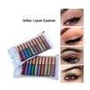 Hacaus Liquid eyeliner set Glitter Liquid Eyeliner Waterproof Shimmer Silver Gold Metallic Colorful Eyeliners Eyeshadow Makeup 1PCS #06