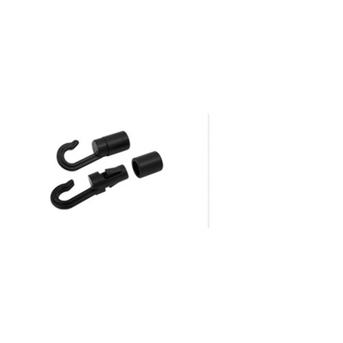 Open Bungee Hook with Sleeve - Blk
