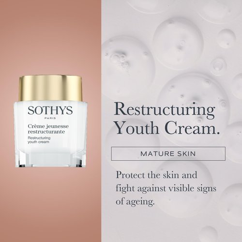 SOTHYS Restructuring Youth Cream | Anti Wrinkle Face Moisturizer | Hydrating Facial Lotion