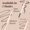 Mineral Fusion Retractable Brow Pencil, Shape & Define Eyebrow Pencil with Blending Spoolie Brush, Velvety Smooth & Natural Eye Makeup, Medium Brown, 0.003 oz