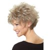 Perk Avg Cap Color G20+ Wheat Mist - Gabor Wigs 4" Short Spiky Smooth Classic Cut Flexlite Synthetic Personal Fit Cap Textured Layers Bundle MaxWigs Hairloss Booklet