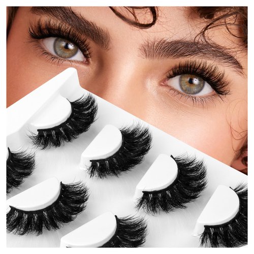 Lashes Russian Lashes Fake Eyelashes - Bepholan False Lashes Russian Strip Lashes D Curl Lashes Cat Eye Lashes Fox Eye Lashes WJ3D25-2B4