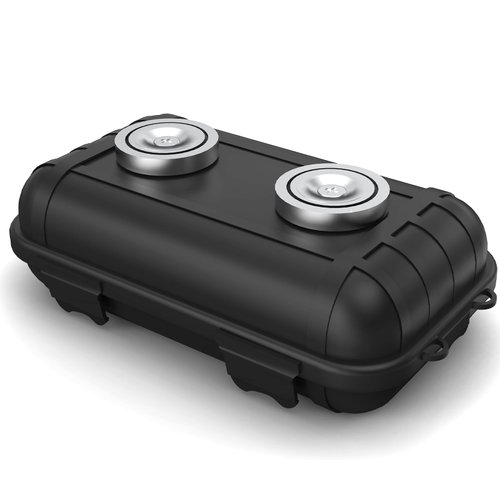 Magnetic Key Holder Under Car, Hide A Key Outside/Outdoor, Hidden Key Holder, Waterproof Key Hider/Box (1 Pack)
