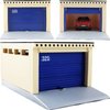 AEVVV Garage for Diecast Cars - Garages with Doors - Model Car Garage for 1/32 1/36 1/43 Scale Cars
