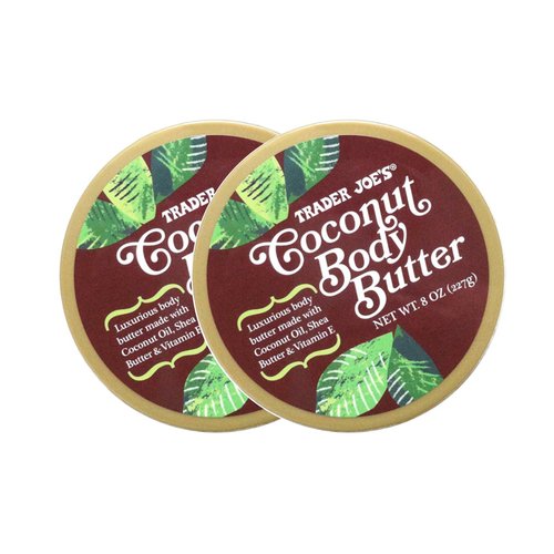 Trader Joe's Coconut Body Butter, 8 Ounce (Pack of 2)
