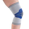 Champion Elastic Knee Support Compression Sleeve, Gray, Medium