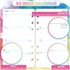 2024 Planner Refills - Planner Refills 2024, 2024 Weekly and Monthly Planner Refills, A6 Planner Inserts, 3.75 x 6.75 inch, 6 Holes, 2024 Planner Inserts from Jan.2024-Dec.2024, A6 Planner Refills -