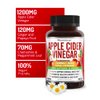 Apple Cider Vinegar Capsules With Ginger, Papaya & Chamomile | 1390mg | Improves Digestion, Energy, Immunity | Soothes Gas & Bloating Issues | Like With Mother | Non-GMO & 100% Natural | 90 Capsules