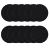 7.2 Inch Kitchen Compost Bin Filters Charcoal Replacements, ENLOY 12 Pack Charcoal Filters for Countertop Home Bucket, Longer Lasting Round Extra Thick Activated Charcoal