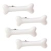 4Pcs White Bone Hair Clip White Bones Hairpins for Women Hair Accessories for Cosplay Costume Party Daily Wear Hair Pins White Dog Bone Alligator Clips,Beauty and Personal Care,Clips and Barrettes