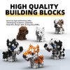 KADELE Cute Dog Building Animal Sets, Extremely Challenging STEM Building Blocks Decor for Adults Kids, Micro 3D Educational Toys for Boys Girls Ages 8 and Up, 6 Cute Dogs(568 Pieces)