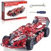 LILCRUIBAO Building Kit Red Model Car Set - 287 PCS STEM Project Building Toys for Kids Ages 8-12, Assembly Building Vehicle for Boys 8 9 10 11 12-16 Years Old and Up Boys Girls Adults