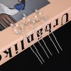Generic 6PCS Rhinestone Hair Pins with Pearls and Crystals, Silver, for Women and Girls, Wedding, Bridal, Bridesmaids, u shaped hair pins crystal hair accessories, flower girl hair clip, Silver/white