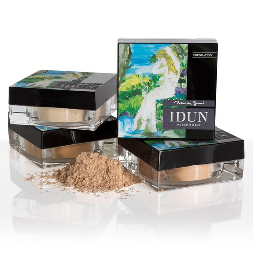 IDUN Minerals Mineral Powder Foundation - Longwear, Lightweight, Smooth Powder Formula - Blurring, Skin-Perfecting Finish - Vegan and Cruelty Free Formula - 010 Siri - 0.25 oz