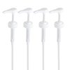 4 Packs Gallon Pump Dispenser, Leak Proof Dispenser for Hand Soap, Laundry Detergent, Sanitizer, Shampoo - 128 OZ Capacity - 38/400 Plastic Gallon Pump Dispenser for Household & Commercial